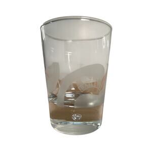 Bailey’s bar glass single etched bubble base - Irish Cream drink ware, barware